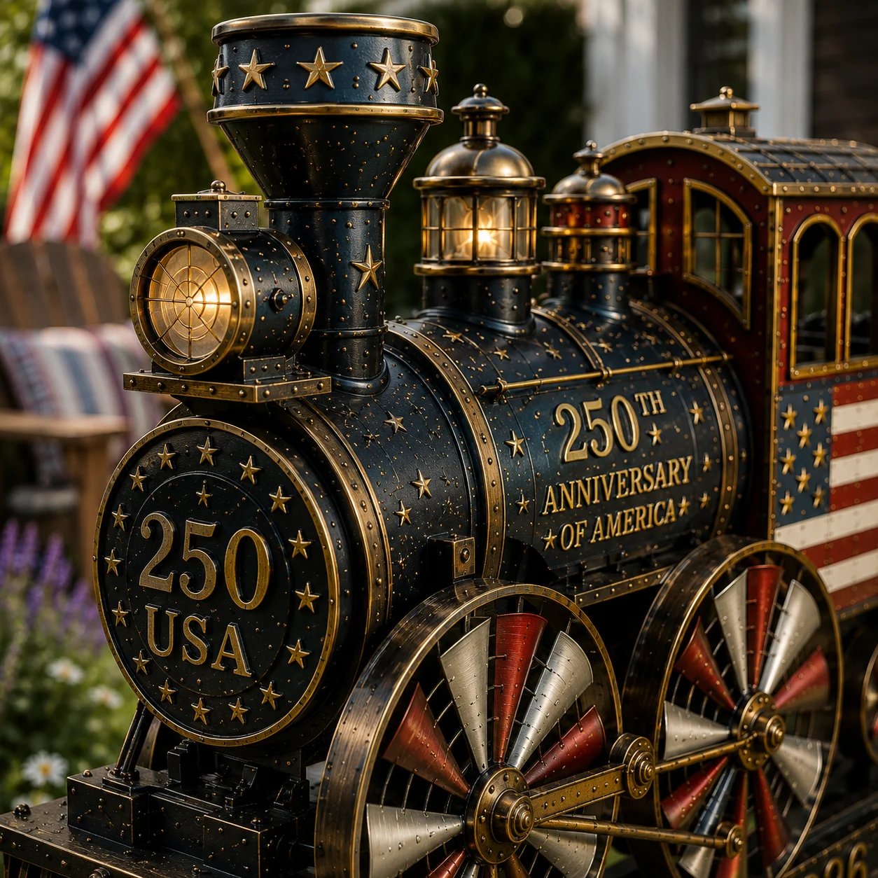 đ„Limited time 49% OFFđ„đUSA 250 âLiberty Expressâ Train Garden Wind Spinner