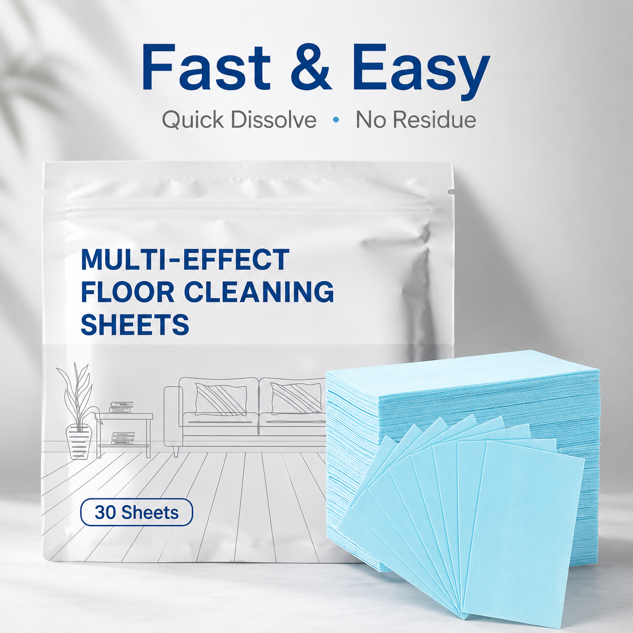 🔥2026 New Upgrade & Hot Sale🔥 PieceMulti-Effect Floor Cleaning Sheets