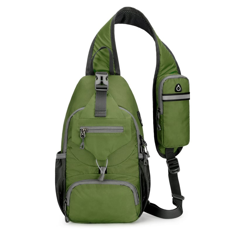 π Packable Small Crossbody Sling Backpack with Side Pouch - β¨ Perfect for Hiking and Traveling