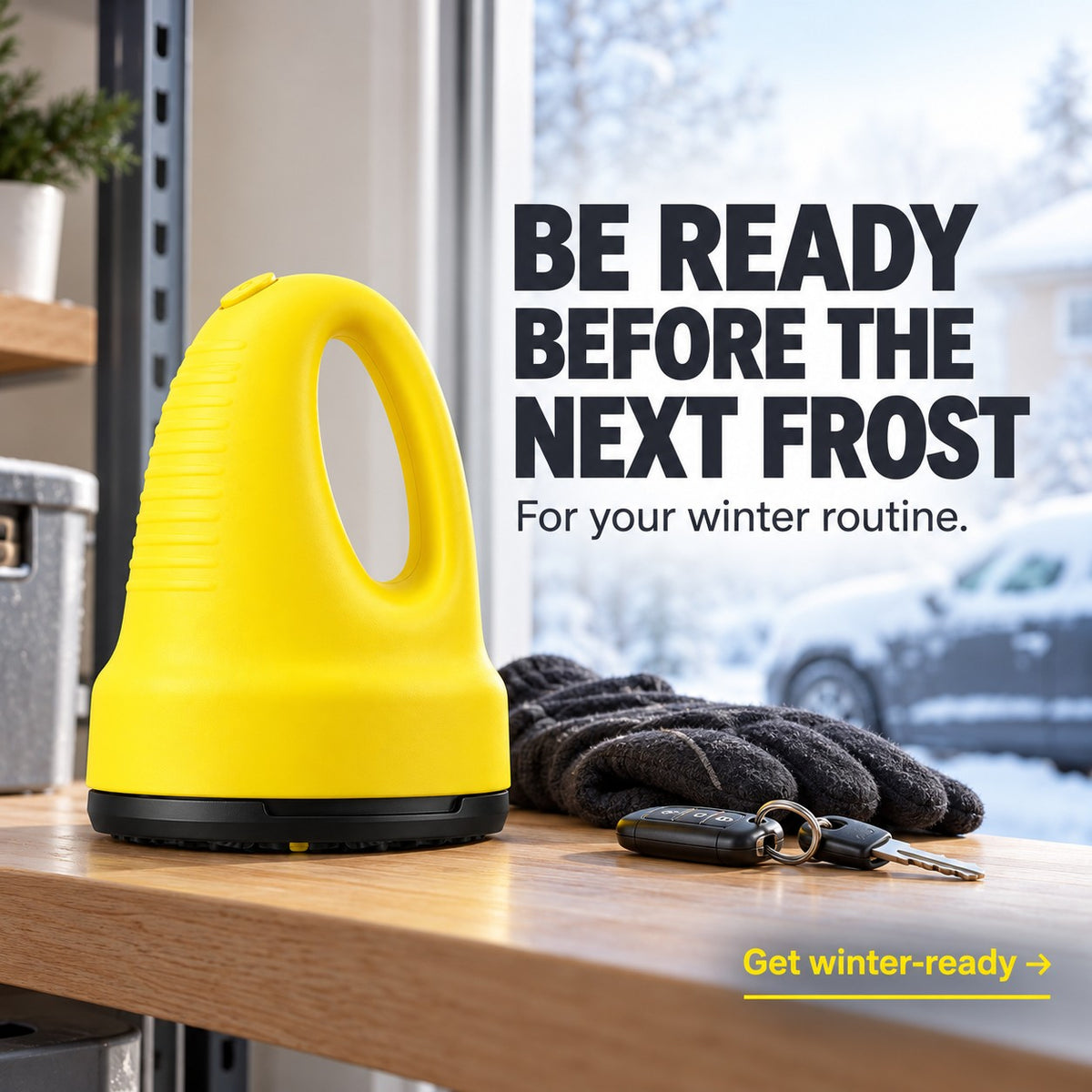 50% OFF ❄️ Cordless Electric Ice Scraper – Easier Winter Mornings|1-hour battery life