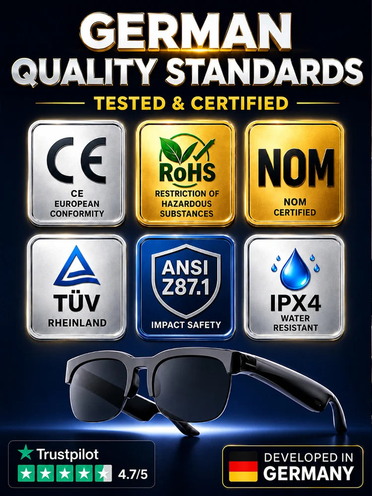 🔥 AI Smart Glasses with Real-Time Translation, Smart Zoom & Solar-Powered Color-Changing Lenses 👓