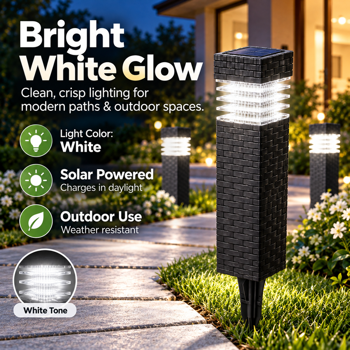 π Solar Garden Pathway Lights β No Wires, Automatic Night Glow β¨
