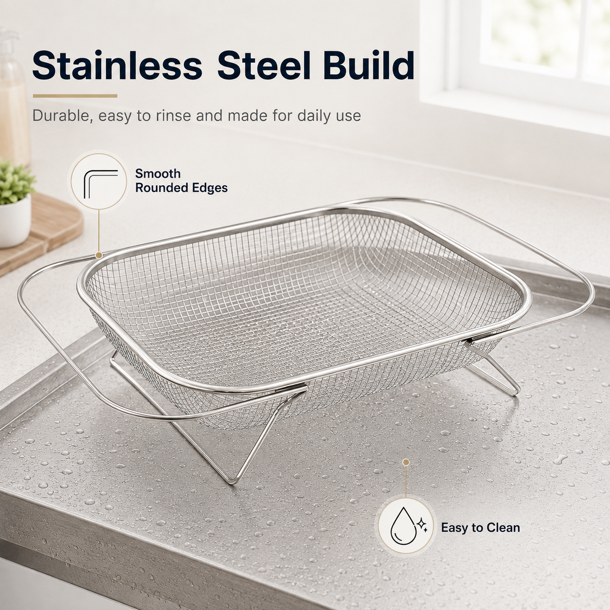 🔥50% OFF TODAY💦 Expandable Over-the-Sink Strainer Basket