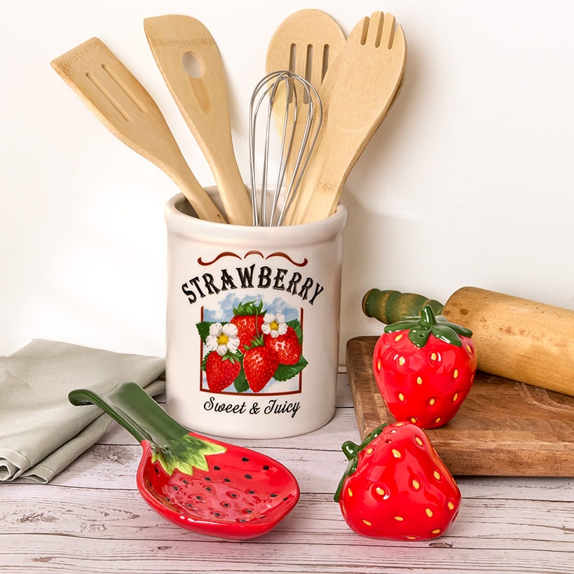 Strawberry Fields Decorative Spoon Rest