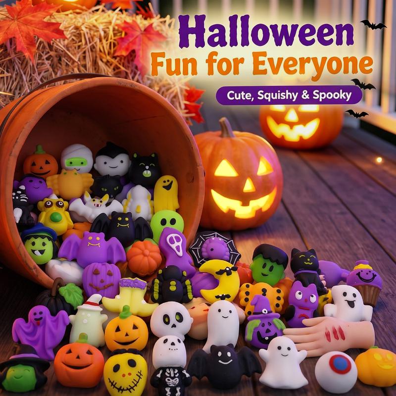 🔥Last Day 50% OFF - 🎃 30PCS Halloween Mini Squishy Toys for Kids