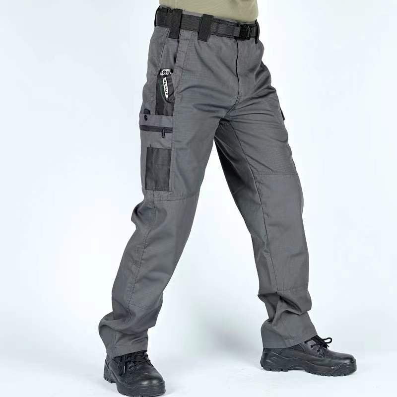 🔥LAST DAY 50% - Men's Outdoor Tactical Work Pants: Solid Color, Waterproof & Durable