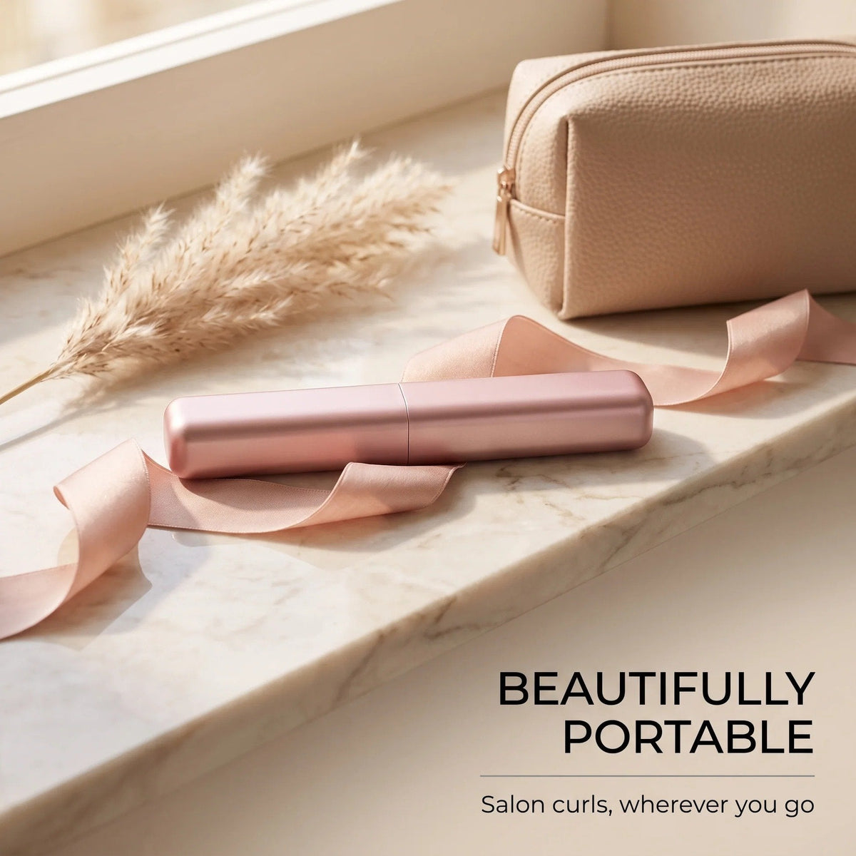 🔥Cordless Ceramic Hair Curler – Fits in Any Bag👜