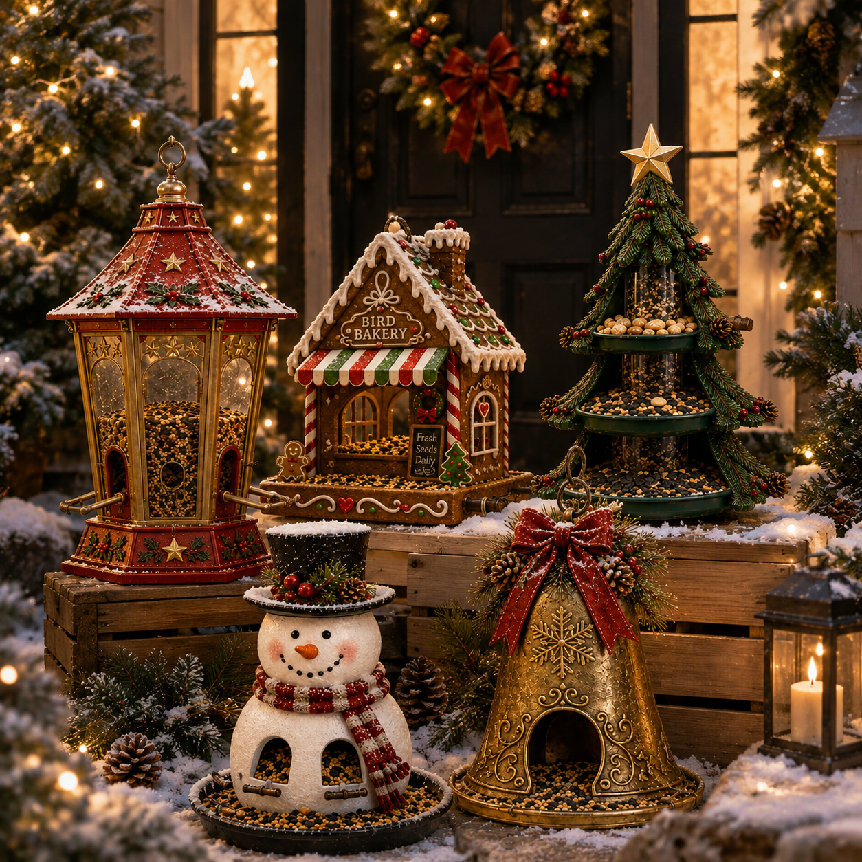 🎄 Christmas Bird Feeder Collection