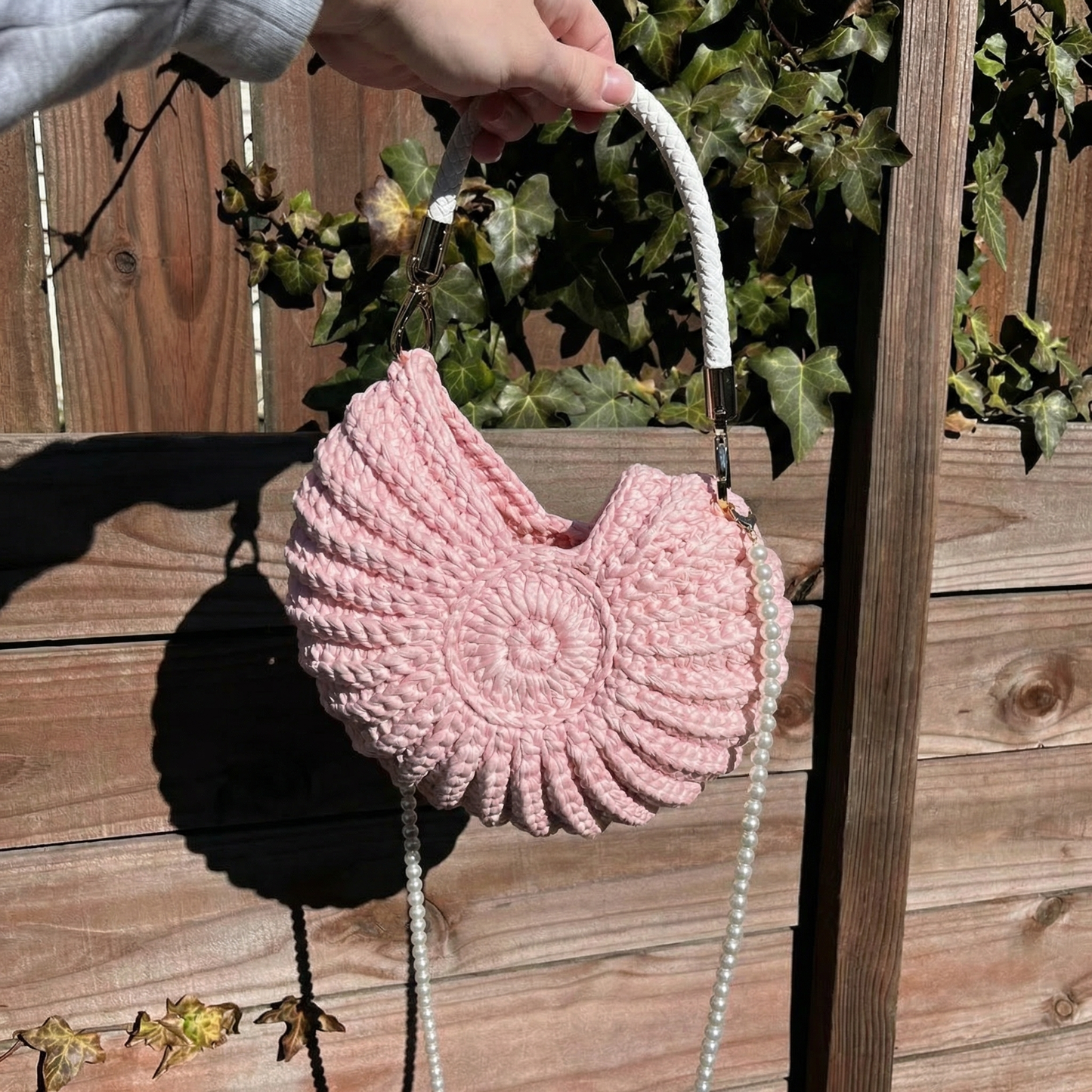 🔥Limited Release 49% OFF🔥Hand-Woven Pearl Shell Bag