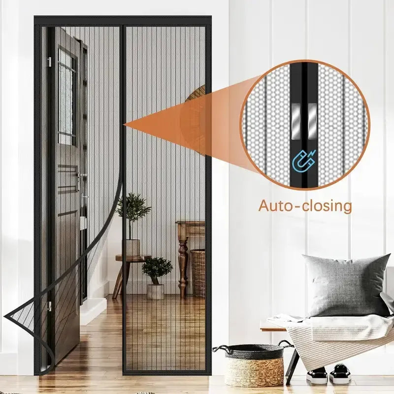 š„2026 HOT SALEš š„Breathable Mesh Curtain with Hands-Free Magnetic Closure
