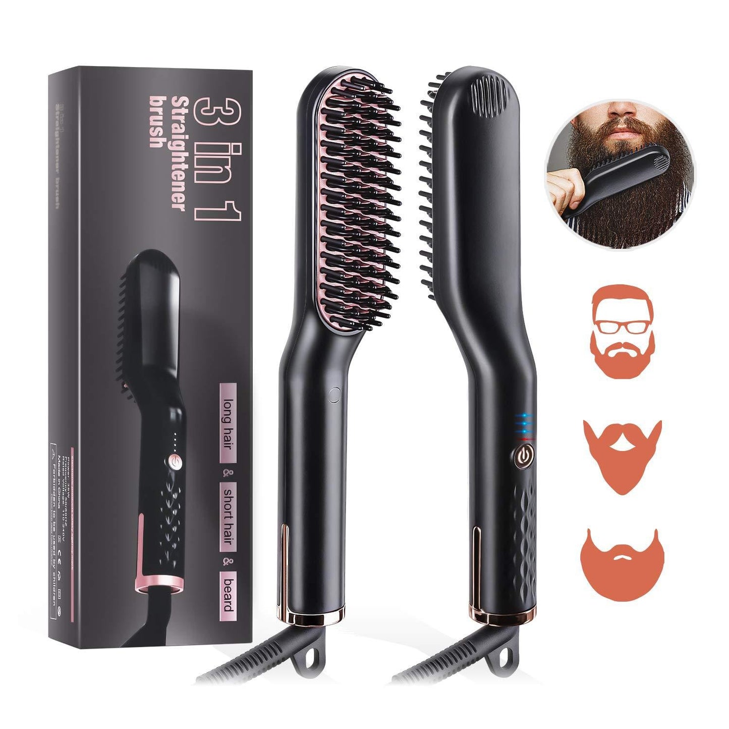 š„Spring Sales 55% OFF - -Professional Men's Beard Straightener