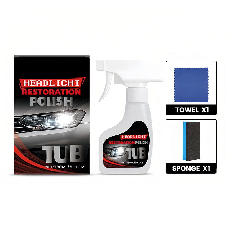 💡Car Headlight Restoration Kit🧽 Bring Dull Lights Back to Life