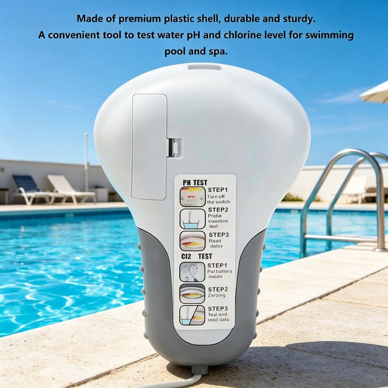 π¬π§ pH & Cl2 Chlorine Tester β 50% OFF! Precise Measurement of pH & Chlorine in Pool β Simple, Fast, Reliable. π₯π