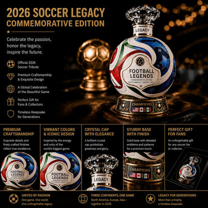 ⚽ Own the Glory: 2026 Match Ball Decanter – Heritage Edition