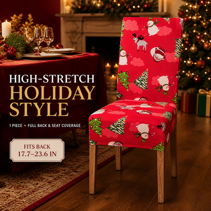 ✨ Transform Your Dining Room in Seconds! 🎄 Ultra-Stretch Christmas Chair Covers