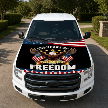 🎉4th Of July Flash Sale 65K+🔥American Car Hood Flag🦅No Glue No Tools🚗 Install in 1 Minute