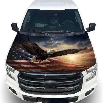 🎉4th Of July Flash Sale 65K+🔥American Car Hood Flag🦅No Glue No Tools🚗 Install in 1 Minute