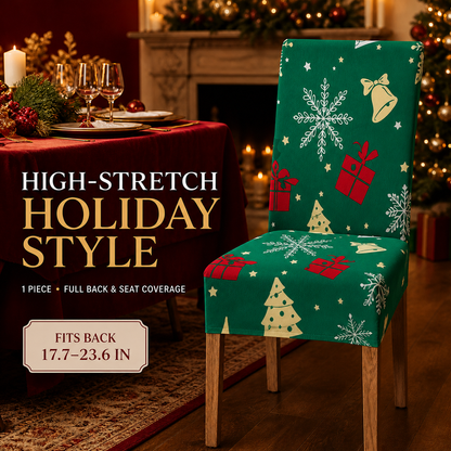 ✨ Transform Your Dining Room in Seconds! 🎄 Ultra-Stretch Christmas Chair Covers