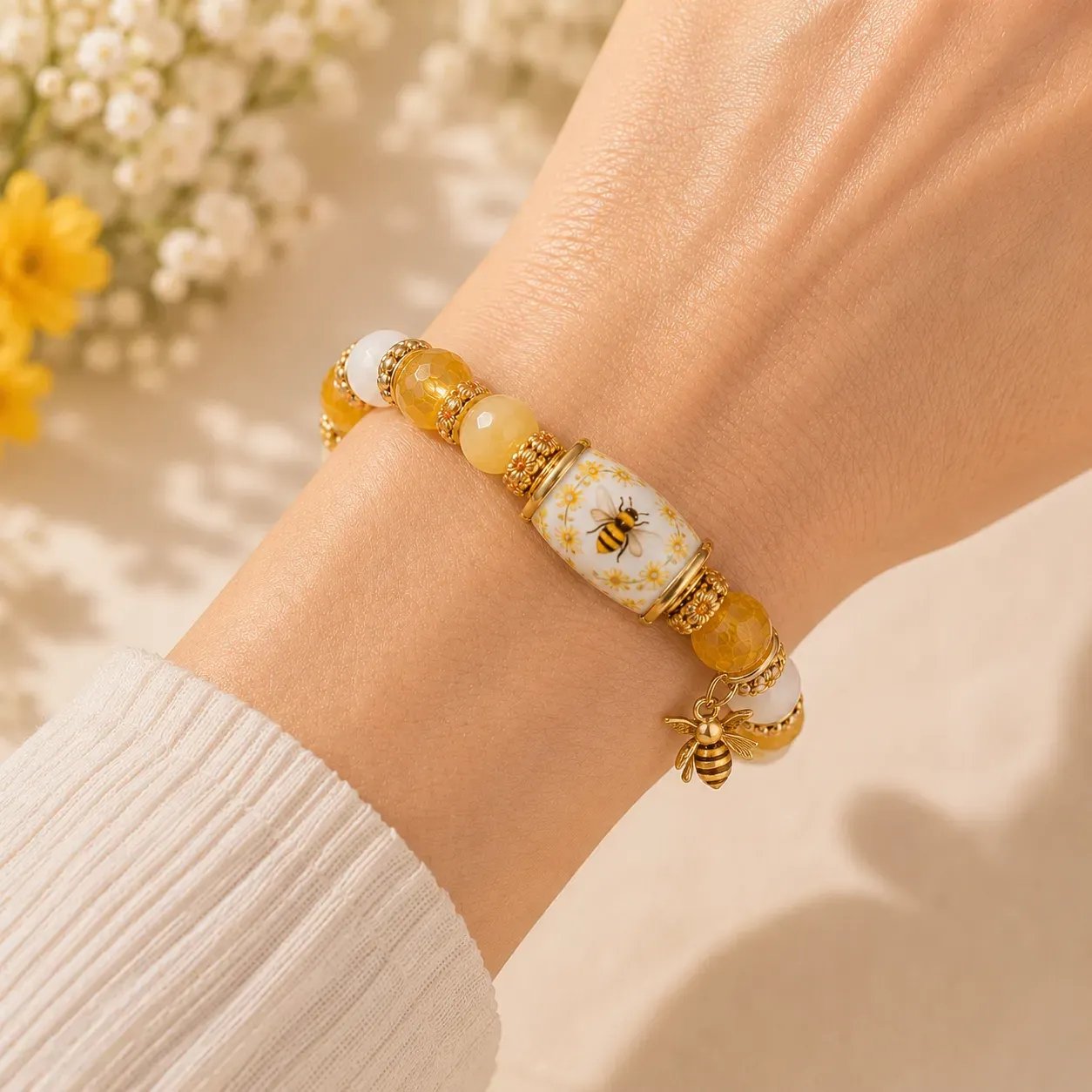 ❤ Cardinal Remembrance Bracelet – Meaningful Red Bead Keepsake Gift