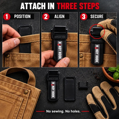 Utility Glove Storage Snap Clip | Never Lose Your Work Gloves Again