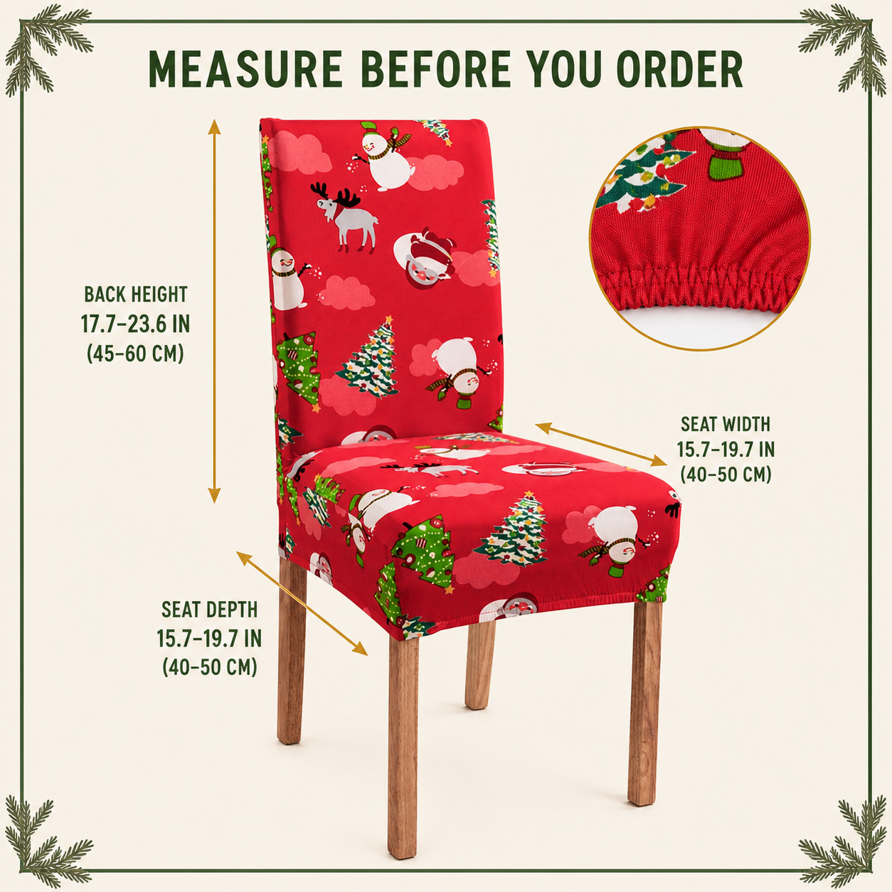 ✨ Transform Your Dining Room in Seconds! 🎄 Ultra-Stretch Christmas Chair Covers