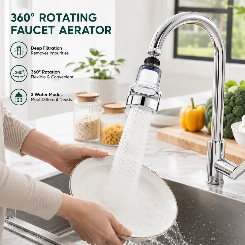 💧 6-Layer Faucet Filter – Cleaner Water for Everyday Use