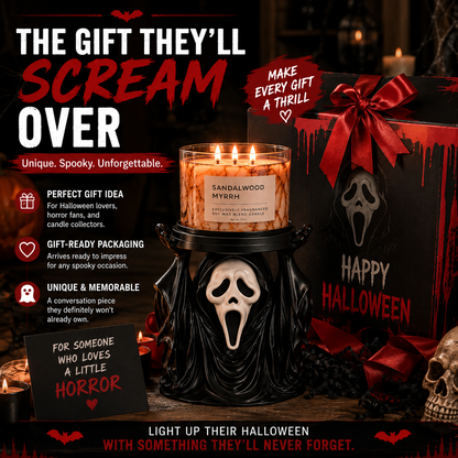 🕯️ 50% OFF TODAY 👻 Ghost Candle Holder for Spooky Home Decor