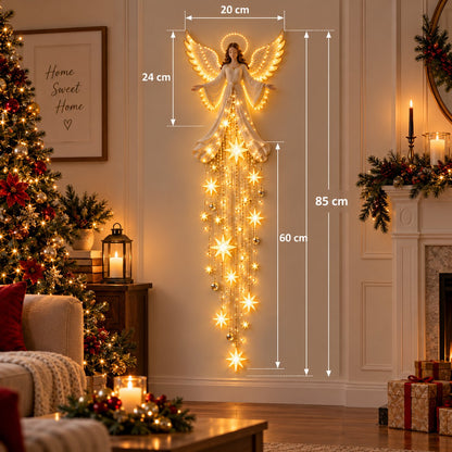 ✨ Angel Blessing Starfall Wall Light – Bring Heaven Home for Christmas