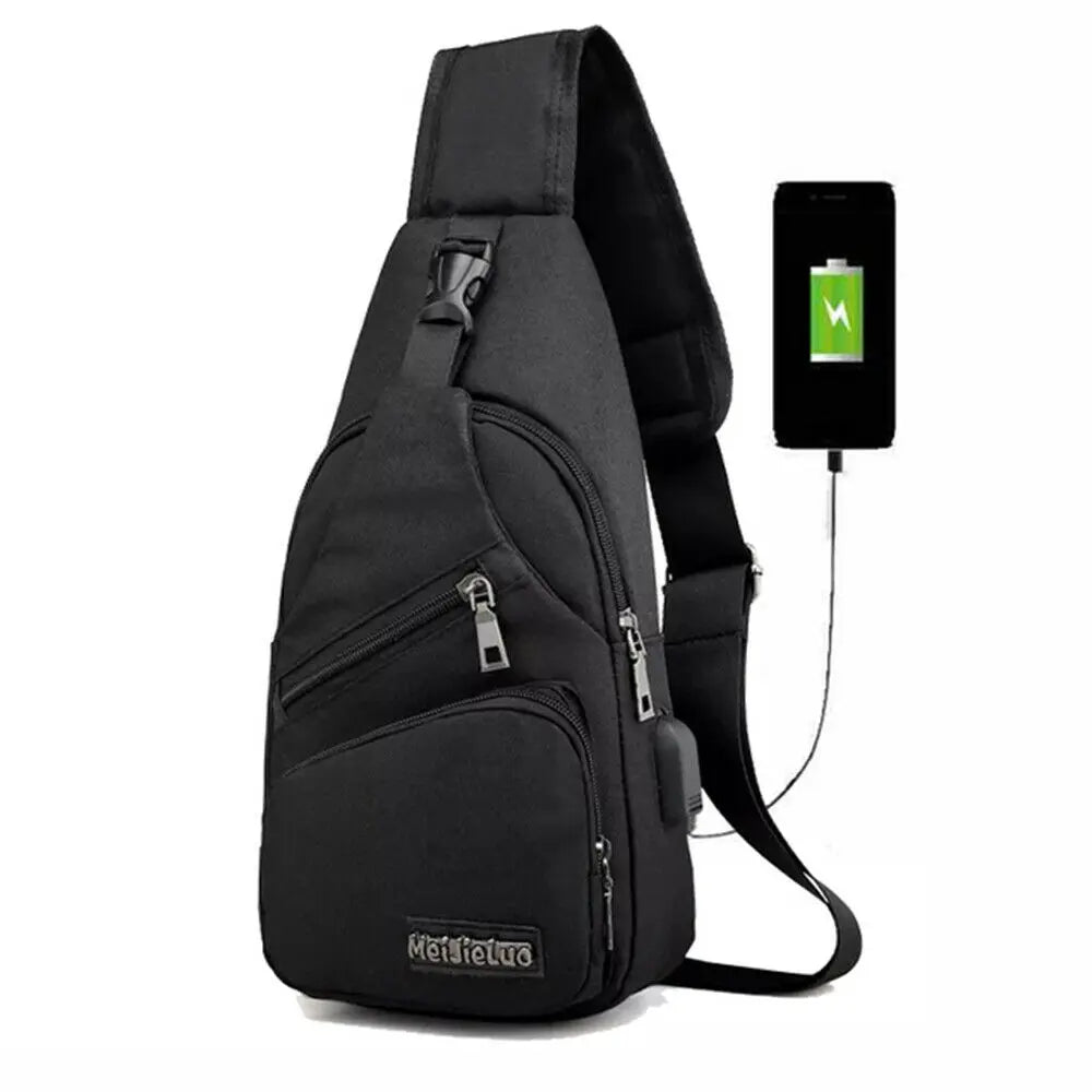 Men’s Lightweight Waterproof Sling Bag