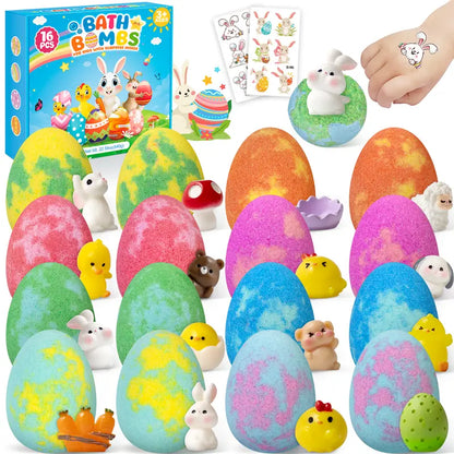📢📢2026 NEW ARRIVALS16 Pack Easter Bath Bomb Gift Set