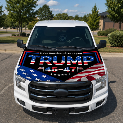 🎉4th Of July Flash Sale 65K+🔥American Car Hood Flag🦅No Glue No Tools🚗 Install in 1 Minute