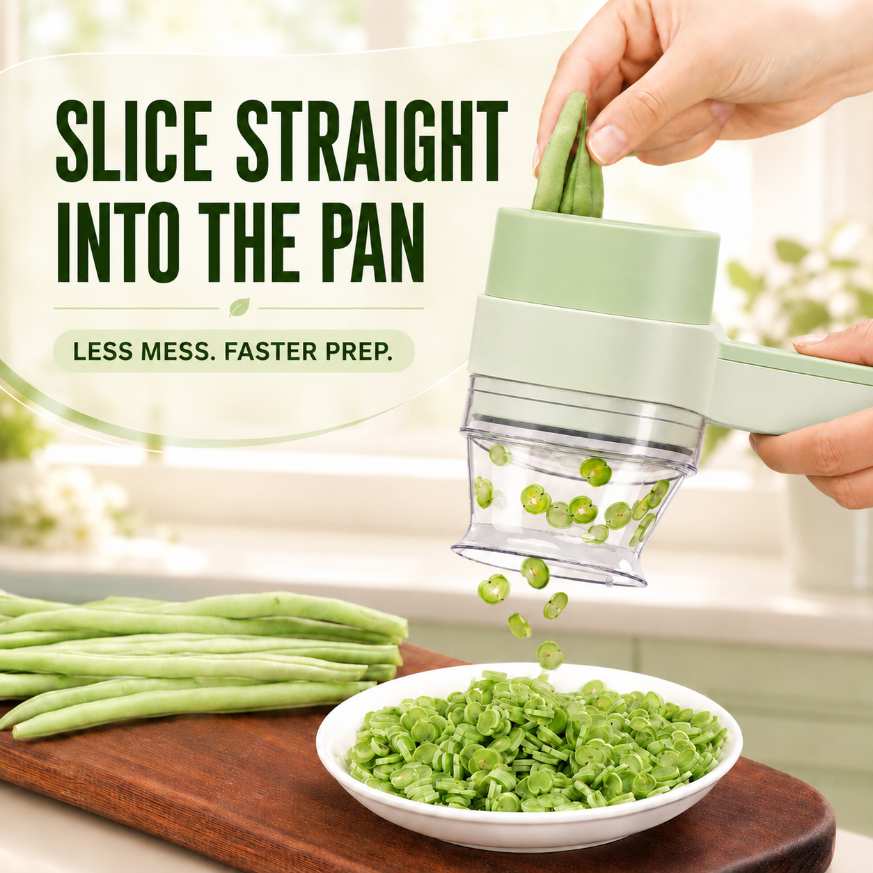 🧄 4-in-1 Handheld Electric Chopper: Slice, Mince, Peel & Auto-Clean!