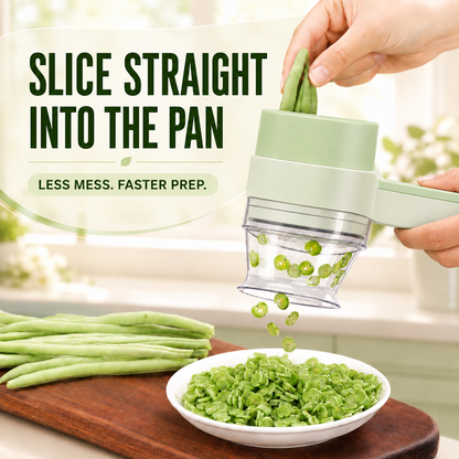 🧄 4-in-1 Handheld Electric Chopper: Slice, Mince, Peel & Auto-Clean!