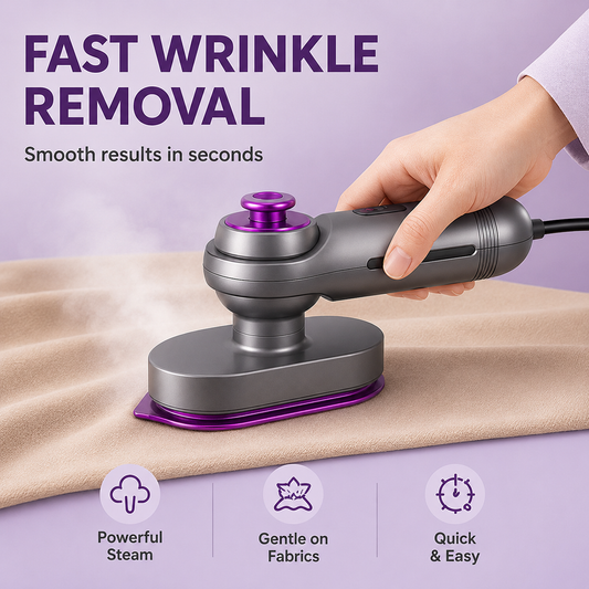 ✨ Portable Handheld Garment Steamer – 90° Rotating Steam Iron for Clothes 👕