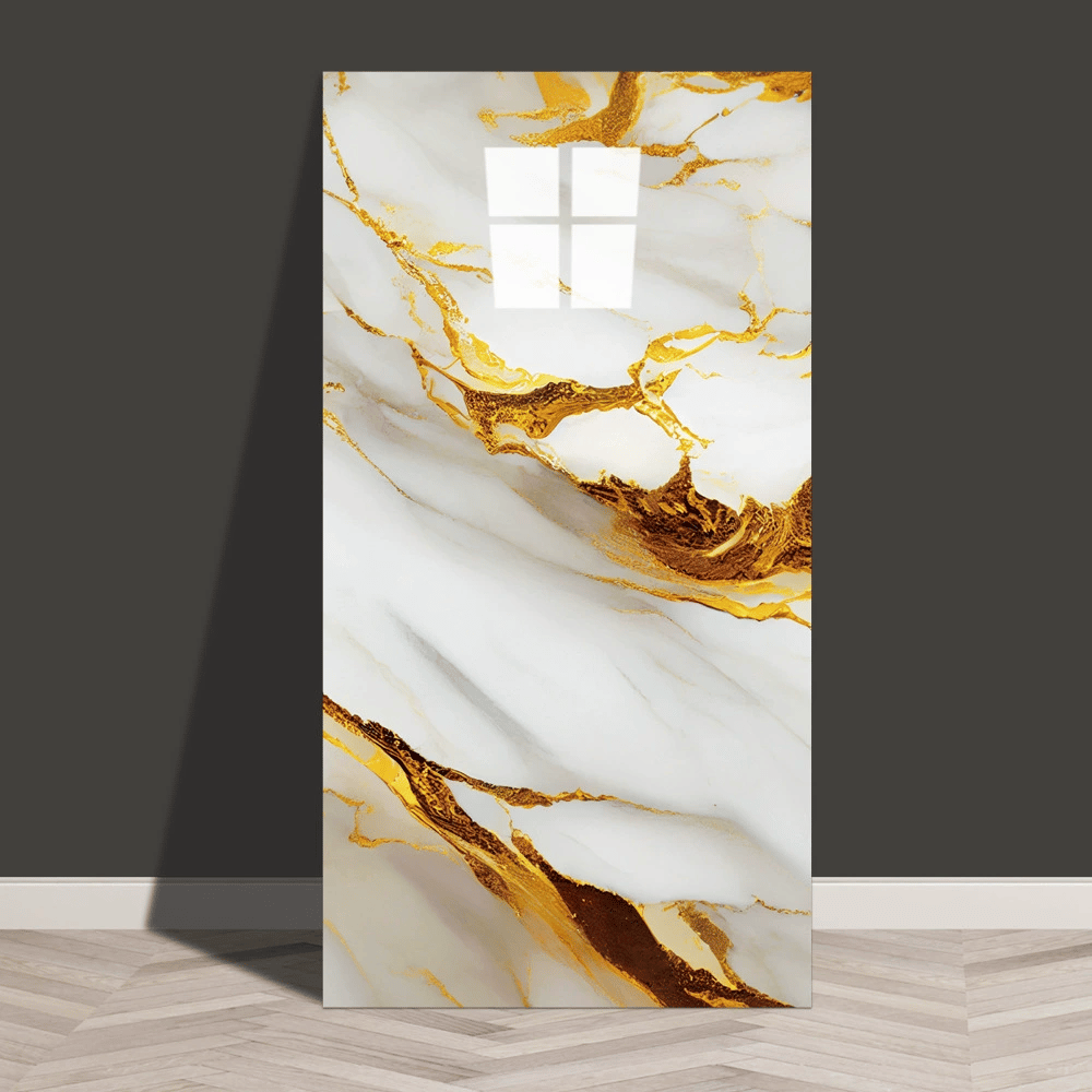 10 Pcs Marble Peel and Stick Waterproof Wall Panels🔥