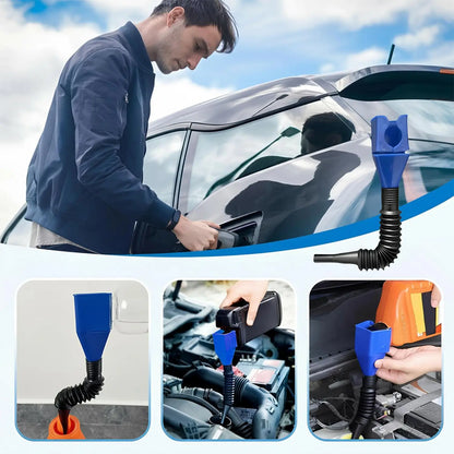 🚗50% OFF TODAY🛢️ Universal Wide Mouth Automotive Oil Funnel