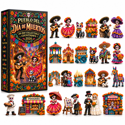 💀🎉 Pueblo del Día de Muertos 2026 — 24-Day Collectible Village Countdown
