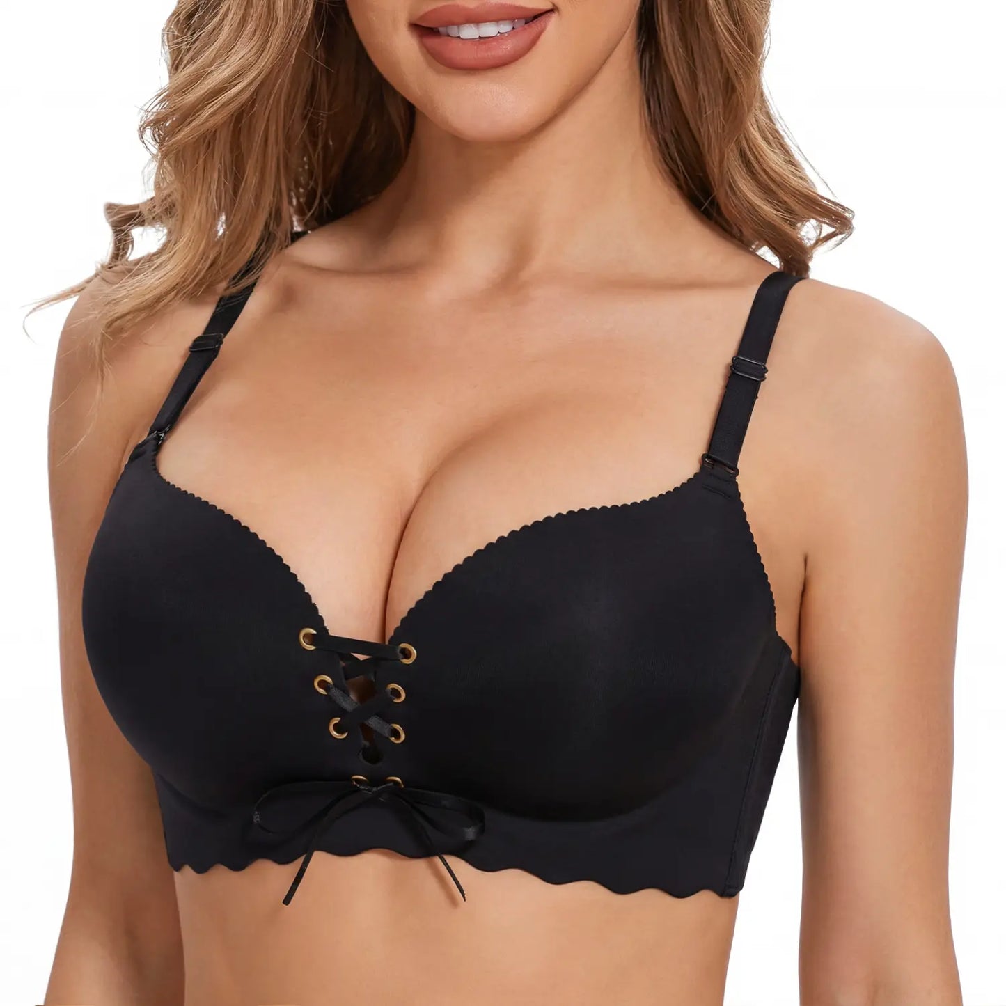 💖LIMITED SALE 50% OFF💖Drawstring Push-Up Bra– Instant Lift & Cleavage