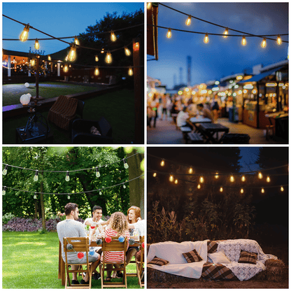 🔥Last Day Special Sale 70% OFF - Smart Auto-Sensing LED Outdoor String Lights