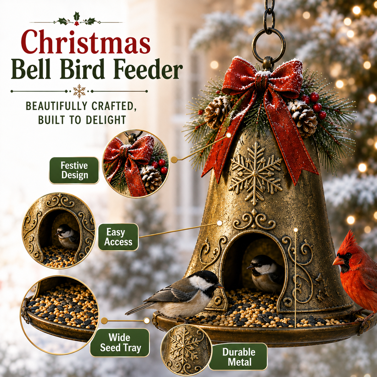 🎄 Christmas Bird Feeder Collection