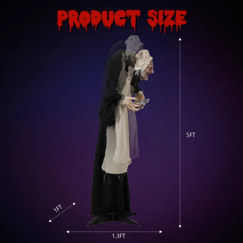 🎃👻 Bring Your Halloween to Life with This Terrifying Animated Horror Figure!