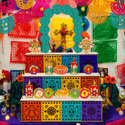 🔥 LAST DAY 49% OFF 🎃 Día de Muertos Wooden Ofrenda Altar 🏵️ Buy 2 Free Shipping