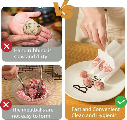 ⏳🔥LIMITED-TIME 50% OFF! ⏰🍡Creative Kitchen Triple Meatball Maker