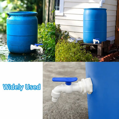 Rain Barrel Spigot Kit | Leak-Proof PVC Faucet with Complete Installation Set