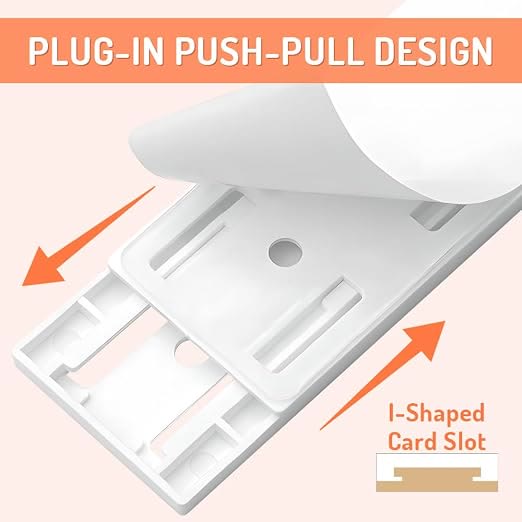 🔥Adhesive Socket Holder – Punch-Free Wall Mount with Cable Organizer Clips