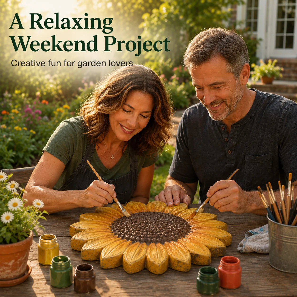 🌻 Reusable Garden Art Mold – Make Your Garden Truly One of a Kind