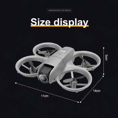 🚁 Foldable Dual-Camera Drone – Lightweight FPV Adventure Quadcopter