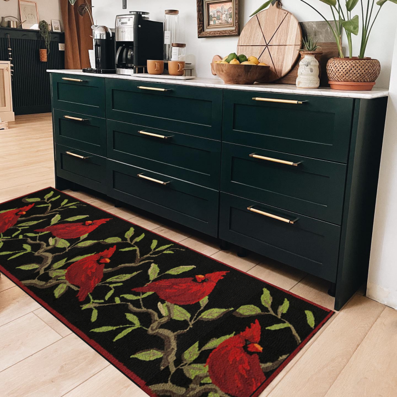 Washable Pet Paw Runner Rug - Non-Slip & Pet-Friendly