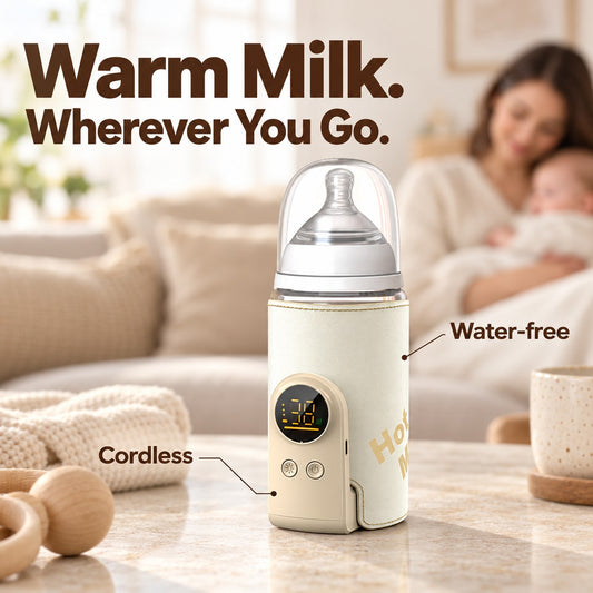 50% OFF TODAY🍼 Portable Baby Bottle Warmer – Warm Milk On the Go