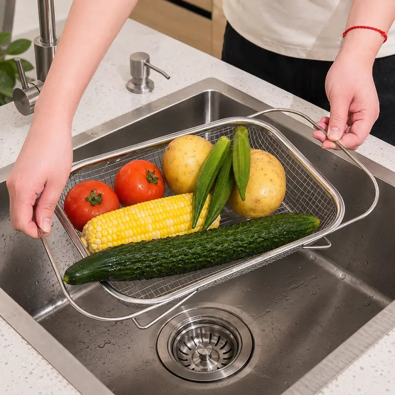 🔥50% OFF TODAY💦 Expandable Over-the-Sink Strainer Basket
